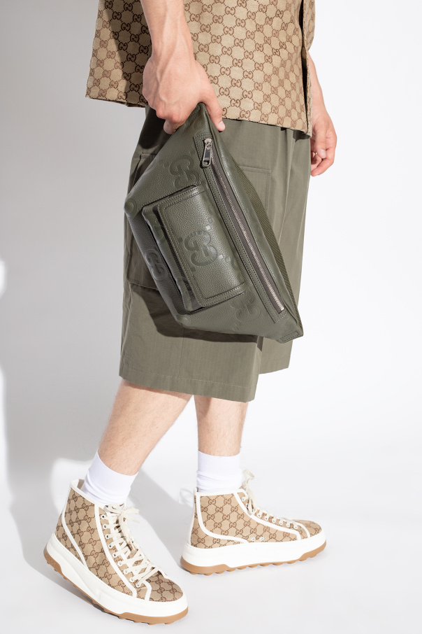 Gucci 绿色 Leather belt bag