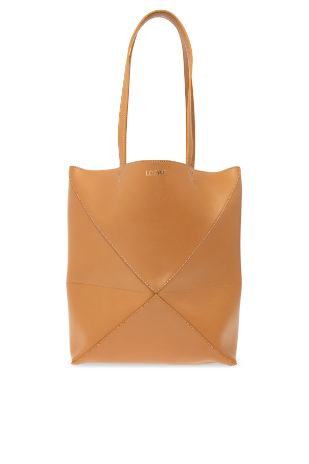 Loewe 棕色 Puzzle托特包
