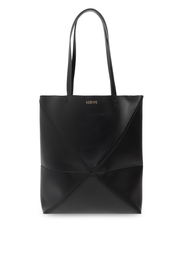 Loewe 黑色 ‘Puzzle’ shopper bag